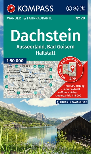 KOMPASS Wanderkarte 20 Dachstein, Ausseerland, Bad Goisern, Hallstatt 1:50.000