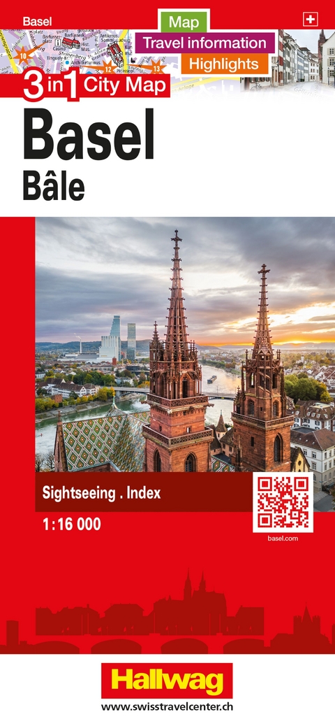 Hallwag Stadtplan Basel