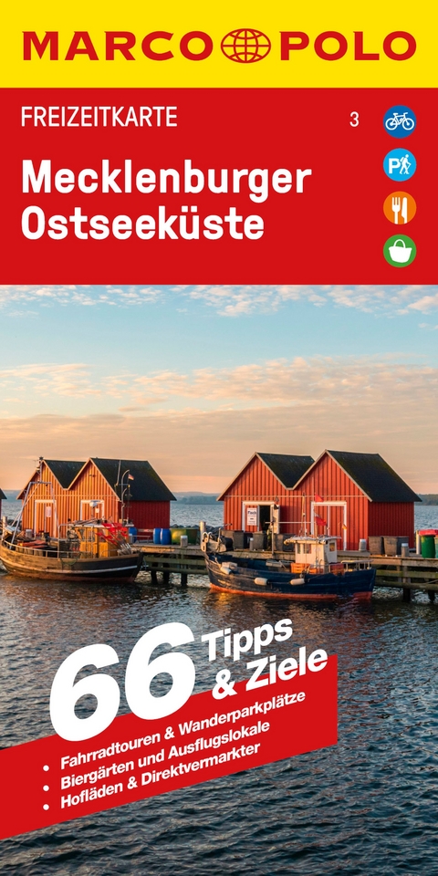 MARCO POLO Freizeitkarte 3 Mecklenburger Ostseek&uuml;ste 1:100.000