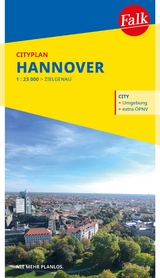 Falk Cityplan Hannover 1:23.000 - 