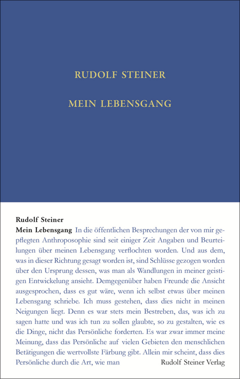 Mein Lebensgang - Rudolf Steiner, Philip Kovce