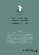 Die &Uuml;berlieferung der Werke Telemanns - 