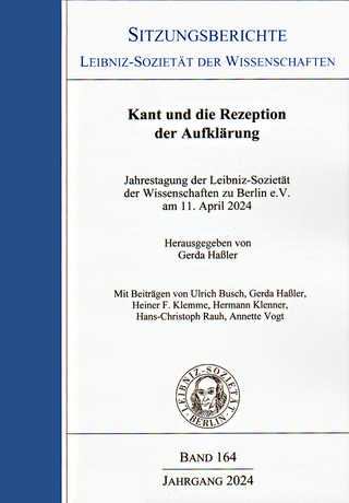 Kant und die Rezeption der Aufklärung