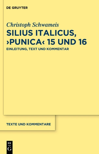 Silius Italicus, ›Punica‹ 15/16