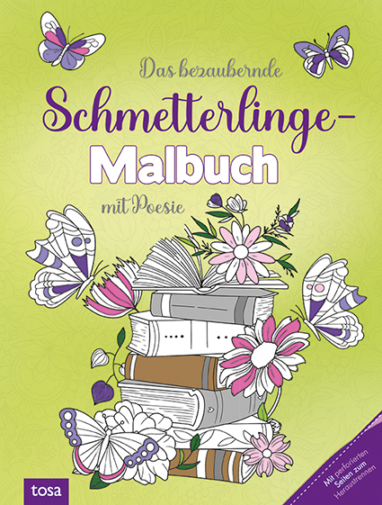 Das bezaubernde Schmetterlinge-Malbuch
