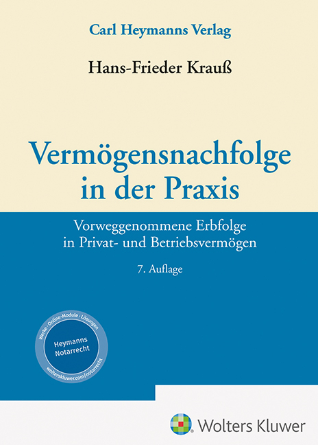 Verm&ouml;gensnachfolge in der Praxis