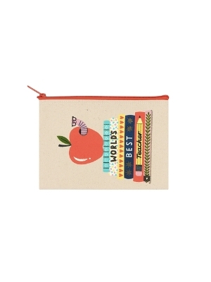 World's Best Teacher Pouch -  Out of Print