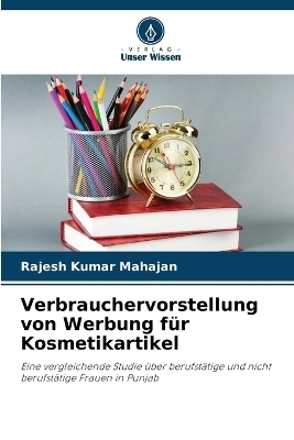 Verbrauchervorstellung von Werbung für Kosmetikartikel