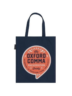 Oxford Comma Preservation Society Tote Bag -  Out of Print