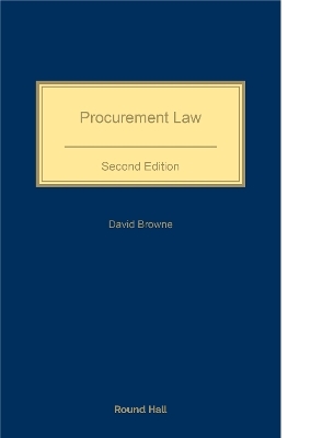 Procurement Law - David Browne