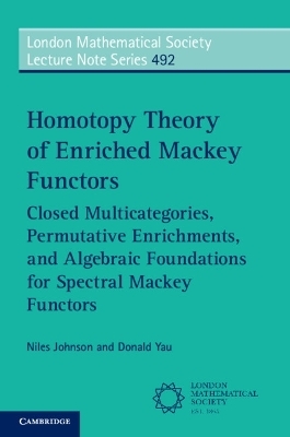 Homotopy Theory of Enriched Mackey Functors - Niles Johnson, Donald Yau