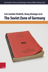 The Soviet Zone of Germany - Carl Joachim Friedrich, Henry Kissinger