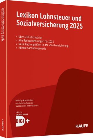 Lexikon Lohnsteuer und Sozialversicherung 2025 plus Onlinezugang