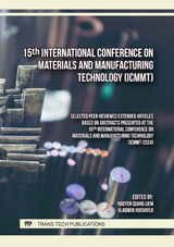 15th International Conference on Materials and Manufacturing Technology (ICMMT) - 