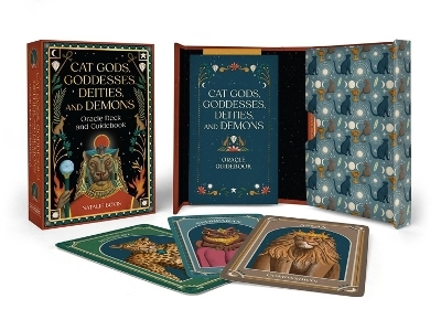 Cat Gods, Goddesses, Deities, and Demons Oracle Deck and Guidebook - Natalie Bovis