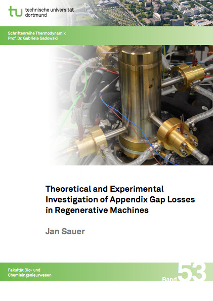 Theoretical and Experimental Investigation of Appendix Gap Losses in Regenerative Machines - Jan Sauer