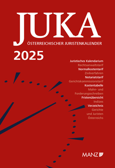 &Ouml;sterreichischer Juristenkalender 2025 JuKa