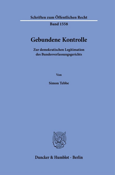 Gebundene Kontrolle - Simon Tebbe