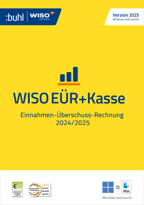 WISO E&Uuml;R+Kasse 2025