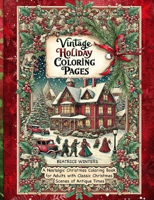 Vintage Holiday Coloring Pages
