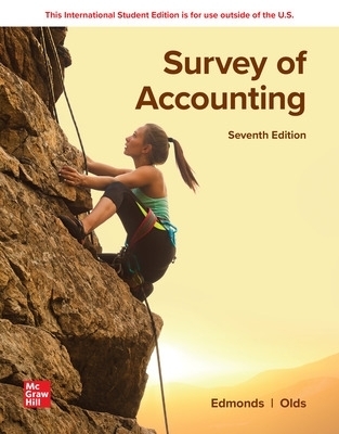 Survey of Accounting ISE - Thomas Edmonds, Christopher Edmonds, Philip Olds