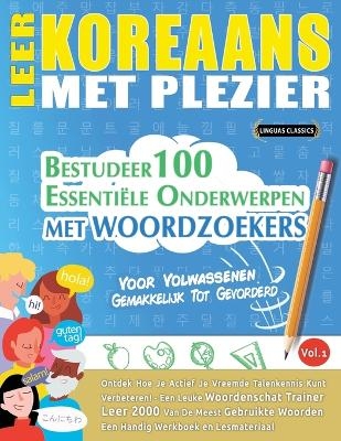 Leer Koreaans Met Plezier - Voor Volwassenen
