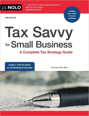 Tax Savvy for Small Business - Glen Secor