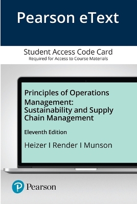 Principles of Operations Management - Jay Heizer, Barry Render, Chuck Munson