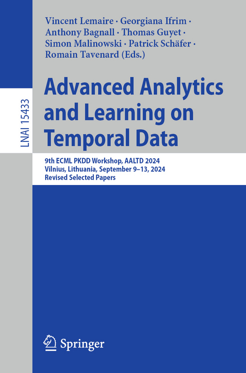 Advanced Analytics and Learning on Temporal Data - 