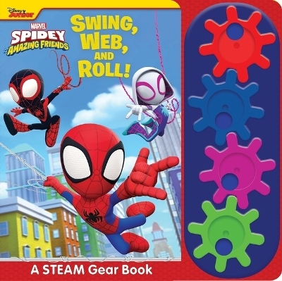 Disney Junior Marvel Spidey and His Amazing Friends: Swing, Web, and Roll! a Steam Gear Sound Book -  Pi Kids