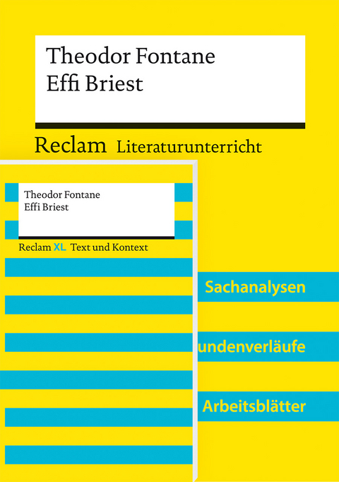Lehrerpaket »Theodor Fontane: Effi Briest«: Textausgabe und Lehrerband - Joachim Hagner, Theodor Fontane