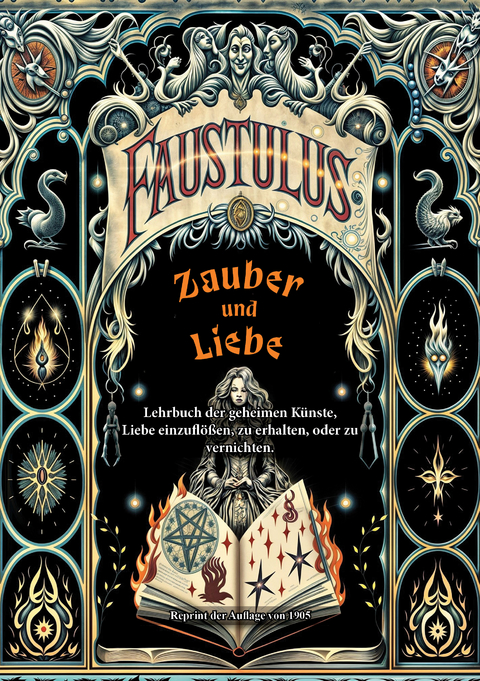 Zauber und Liebe. Lehrbuch der geheimen K&uuml;nste, Liebe einzufl&ouml;&szlig;en, zu erhalten, oder zu vernichten. -  Faustulus