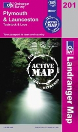 Plymouth and Launceston, Tavistock and Looe - Ordnance Survey