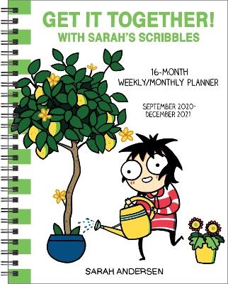 Sarah's Scribbles 16-Month 2020-2021 Weekly/Monthly Planner Calendar - Sarah Andersen