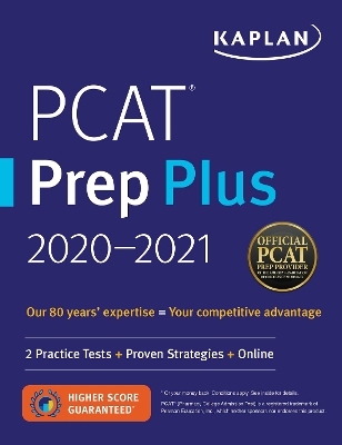 PCAT Prep Plus 2020-2021 -  Kaplan Test Prep