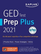 GED Test Prep Plus 2021 - Van Slyke, Caren