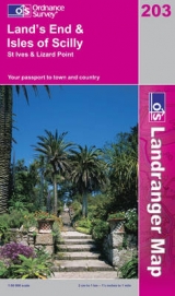 Land's End and Isles of Scilly, St.Ives and Lizard Point - Ordnance Survey