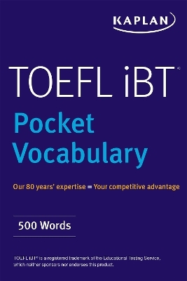 TOEFL Pocket Vocabulary -  Kaplan Test Prep