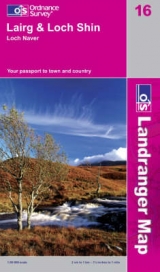 Lairg and Loch Shin, Loch Naver - Ordnance Survey