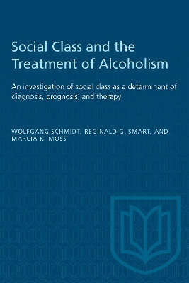 Social Class and the Treatment of Alcoholism