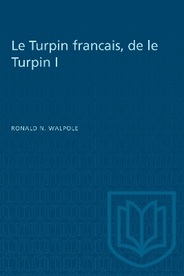 Le Turpin Francais, De Le Turpin I - Ronald Noel Walpole