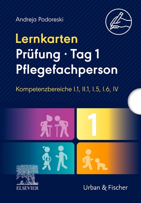 Lernkarten Pr&uuml;fung - Tag 1, Pflegefachperson - Andreja Podoreski