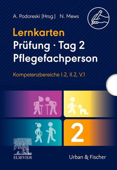 Lernkarten Pr&uuml;fung - Tag 2, Pflegefachperson - Andreja Podoreski