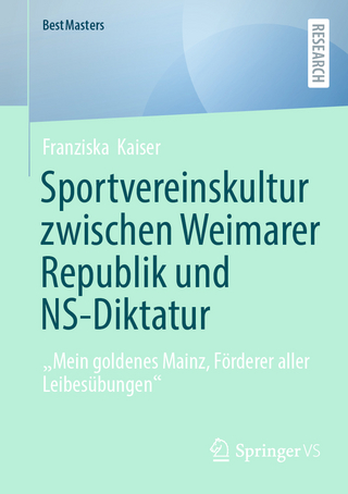 Sportvereinskultur zwischen Weimarer Republik und NS-Diktatur
