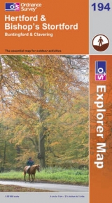 Hertford and Bishop's Stortford - Ordnance Survey