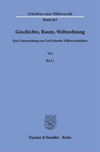 Geschichte, Raum, Weltordnung