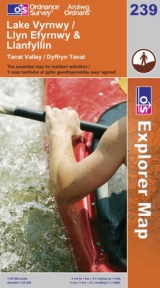 Lake Vyrnwy and Llanfyllin, Tanat valley - Ordnance Survey