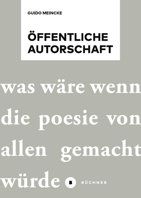 Öffentliche Autorschaft - Guido Meincke
