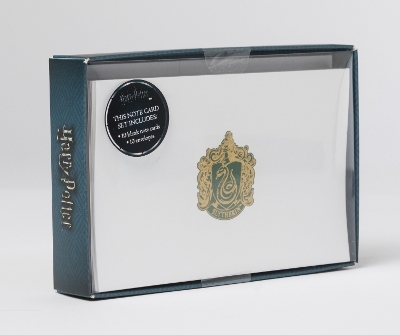 Harry Potter: Slytherin Crest Foil Note Cards -  Insight Editions