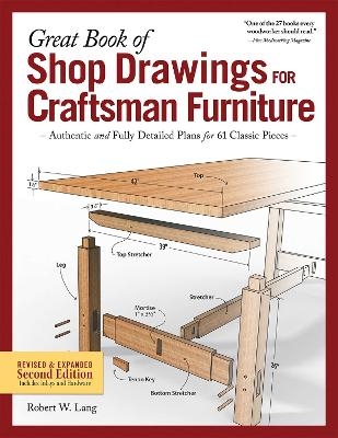 Great Book of Shop Drawings for Craftsman Furniture, Second Edition - Robert W. Lang